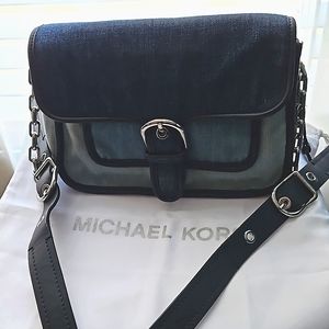 Michael Kors Denim Blue Crossbody Bag